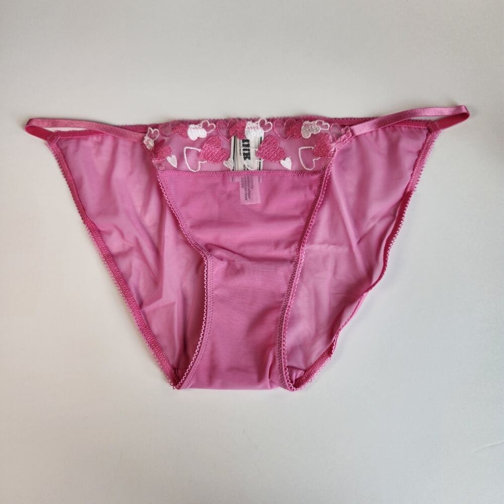 Victoria's Secret PINK Heart String Bikini Panty - Medium Coquette Girly Gift